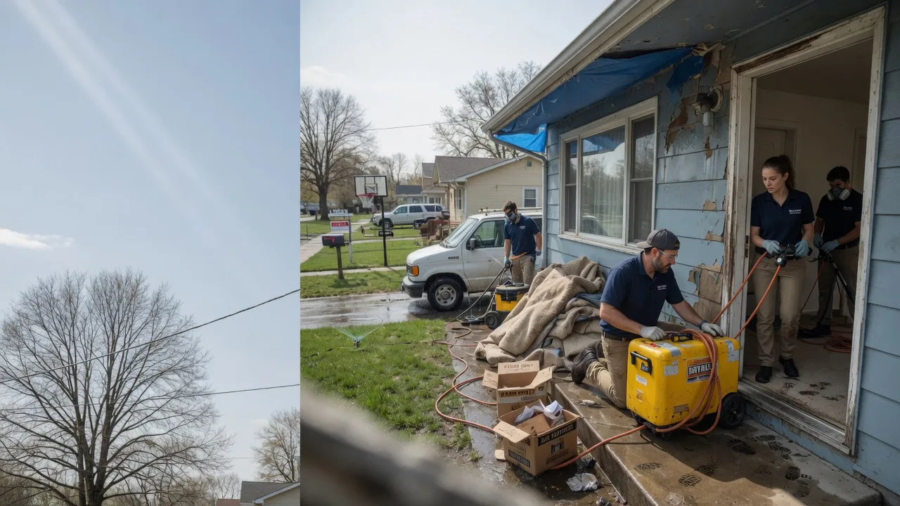 Basement Flood Cleanup in Comstock, WI near me